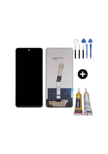 Xiaomi Redmi Note 9 Pro Uyumlu Lcd Ekran Dokunmatik + Montaj Seti