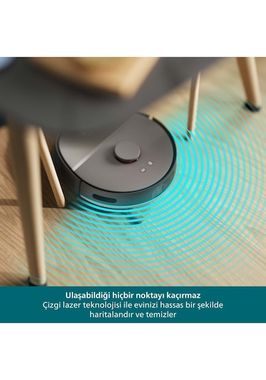 Philips 5000 Serisi XU5100/10 Islak & Kuru Robot Süpürge Siyah