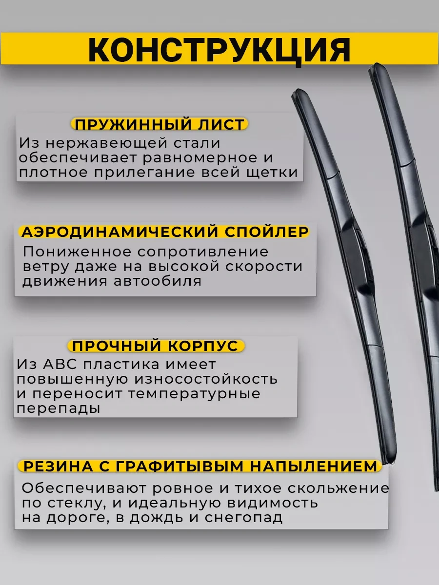 Rich Car Hibrit Cam Sileceği Görgüleri 650/450 230850419