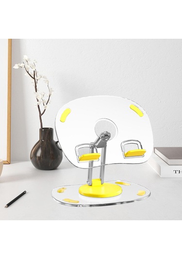 Suntek Masa Tablet Tutucu Döndürülebilir Telefon Standı Sarı