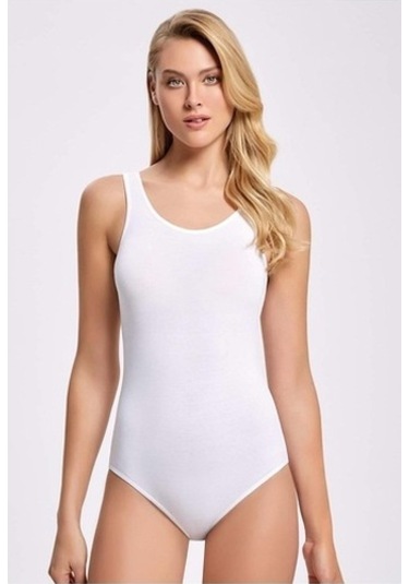 Ilke Kadın Likralı Kançalı Geniş Askılı Body 250/254 - 3 Adet