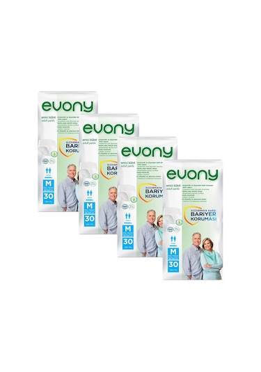Evony Emici Külot Unısex Medıum 30X4'Lü (120 Adet)