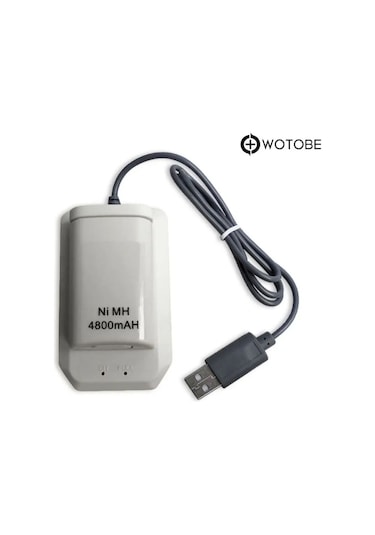 Xbox 360 Oyun Kolu Joystick Powerbank Şarj Edilebilir Pil Ve Şarj Cihazı