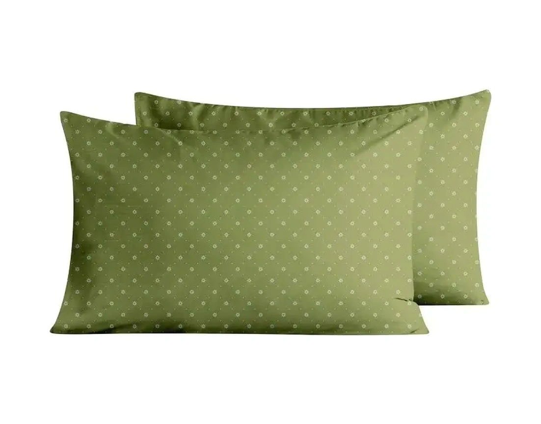 Mia Cara 50x70 Pamuk Percal Yastık Kılıfları 154777981 Yeşil