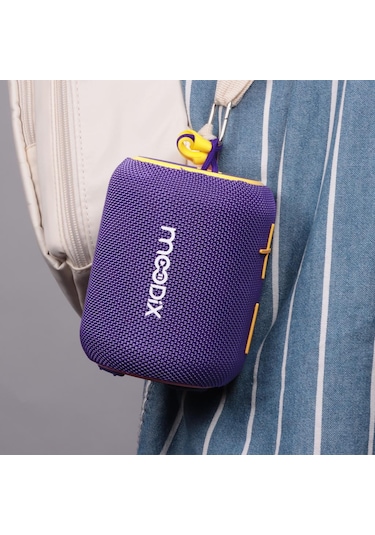 Moodix Kı23ksv6 Bluetooth Hoparlör Mor 10w Ipx6 Suya Dayanıklı