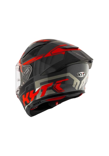 Kyt R2r Kapalı Kask Kırmızı - Siyah