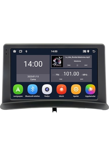 Renault Clio 3 Android Multimedya Sistemi 2008-2012 Crv-4451xd