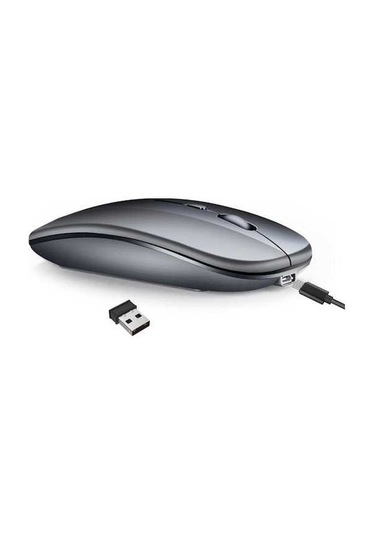 Tongxida M90 2,4 Ghz Super İnce Sessiz Kablosuz Mouse, 2 Modlu, Hızlı Kullanıcı M-90