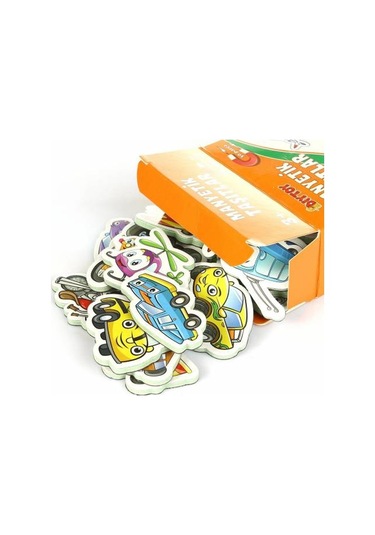 Diytoy Manyetik Taşıtlar 30 Parçalı Eğitim Seti Magnet Taşıt