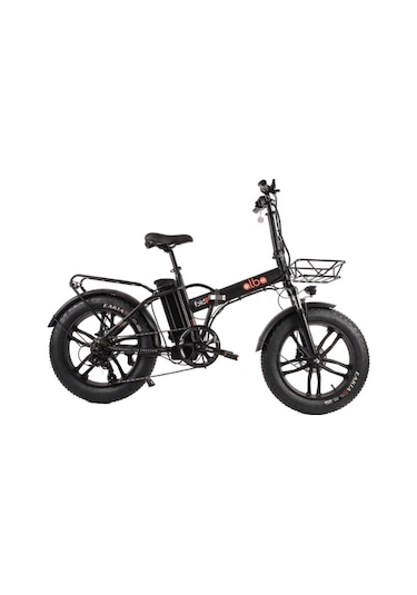 Alba Fold F Premium 48v 10,4ah Siyah Zırhlı Lastik Siyah