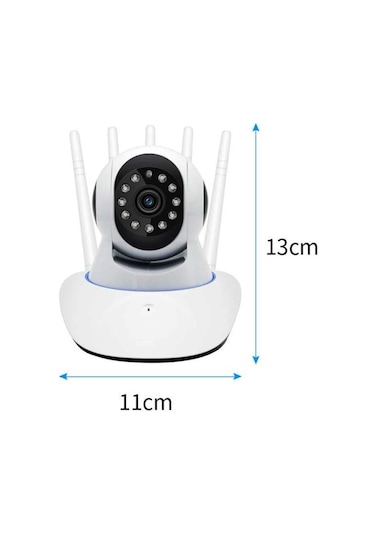 Nrzsnt Led Aydınlatmalı 5 Antenli Motorlu 1080p Wifi Kamera Sensörlü