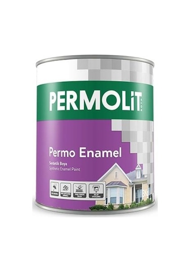 Permolit Enamel Sentetik Yağlı Boya Açık Kahve 0.75Lt