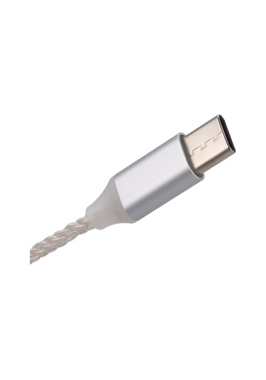 Xiyyadms Xiaomi Cihazları İçin Gümüş Type-c Erkekden 3.5mm Dişiye Ses Kablosu - Dayanıklı Ve Stabil Sinyal Taşıma