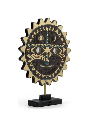 Şaman Güneş Mask Dekoratif Obje