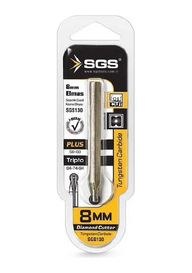 Sgs Seramik Granit Kesme Elması 8 Mm.