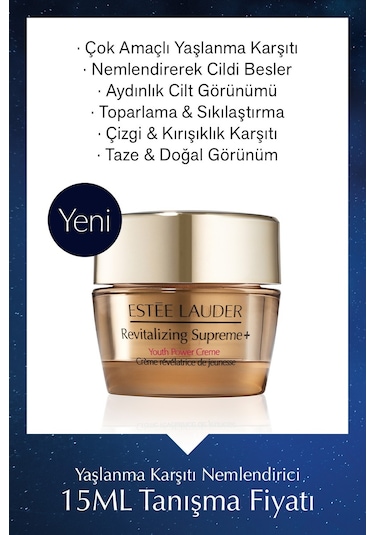 Estee Lauder Nemlendirici Krem - Revitalizing Supreme+ Çok Amaçlı  Krem 15 ML