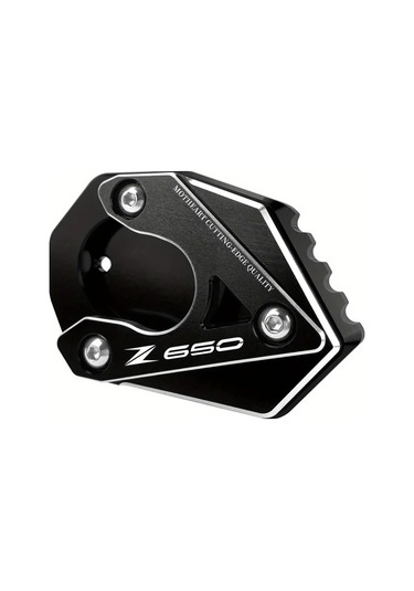 Chuangyinshop Kawasaki Z650 Z650rs 2016 2023 Motorcycle Kickstand Pad Red Durable Aluminum Outdoor Parking Stability