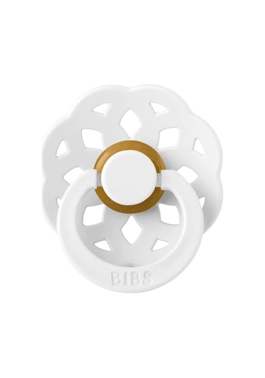 Bibs Boheme Kauçuk Emzik White No:1 0-6 Ay Krem