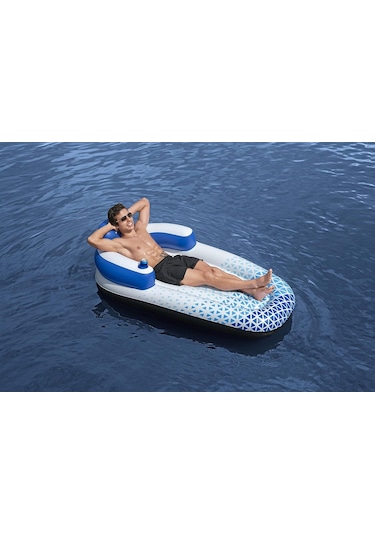 Hydro-force 75" X 42"/1.91m X 1.07m Indigo Wave Lounge