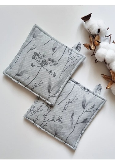 Emılıy Home Pamuklu Tutacak Seti 391298337 Gri