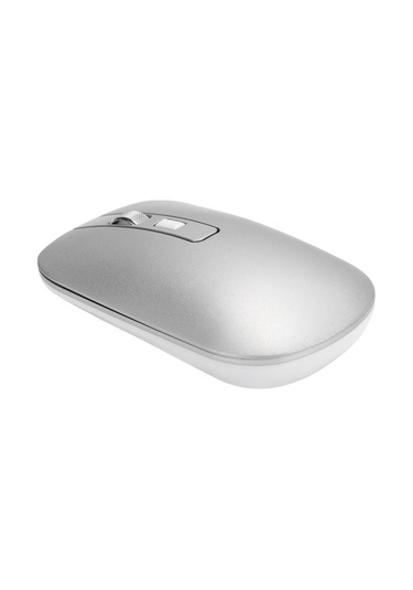 2.4g Kablosuz Ergonomik Fare 1600 Dpı Yüksek Çözünürlüklü Usb Şarjlı Bilgisayar Aksesuarları Gümüş