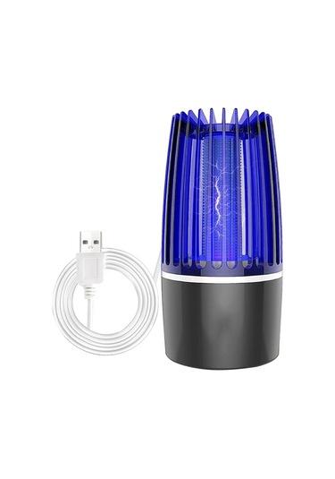 Xiyyadms Ev Ve Dış Mekan Usb Şarjlı Led Elektrik Şoklu Ateşleme Işığı - 360 Mor Işık, Gürültüsüz, Sağlıklı, Temizlenebilir Kapağı