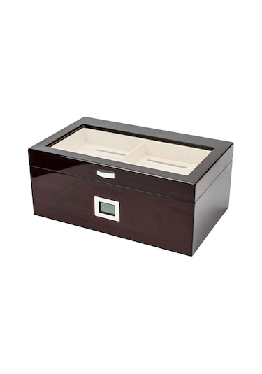 Cedar Alman Puro Kutusu Humidor Parlak Kiraz 80's