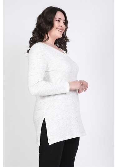 V Yaka Yumoş Tunik (532255664)