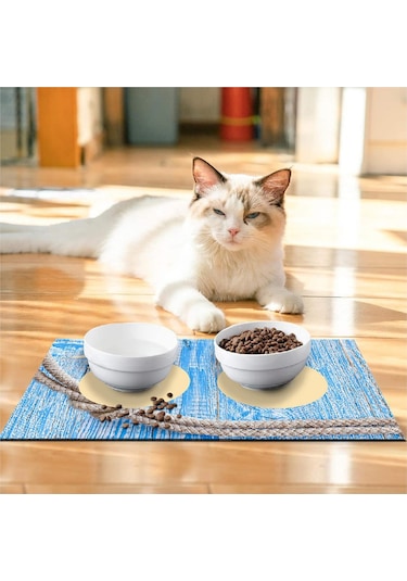 Mini Pati Kedi Köpek Mama Eğitim Paspası Ve Beslenme Altlığı