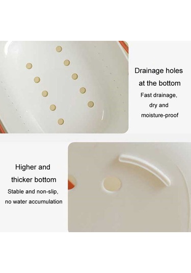 Sones Silikon Taşınabilir Yıkama Sepeti Banyo Depolama Drenaj Duş Raf Sepeti Gri