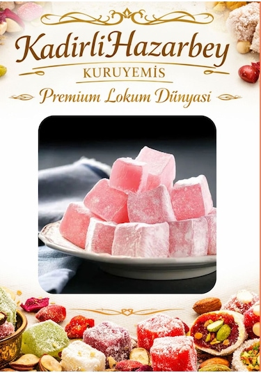 Kadirlihazarbey Gül Lokum 500 Gr