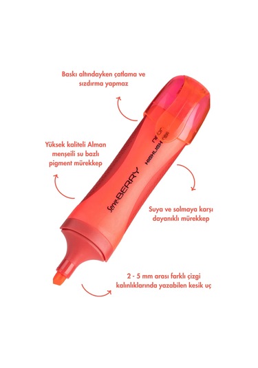 Berry Fosforlu Kalem Sarı Sarı