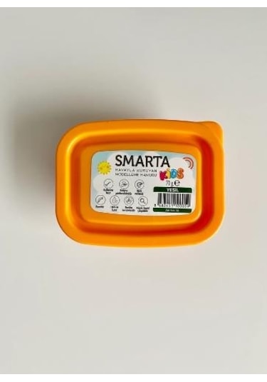 Smarta Kıds Havayla Kuruyan Modelleme Hamuru Yeşil 70gr