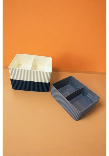 Kat Kat Bölmeli Organizer, 3'lü Set Füme