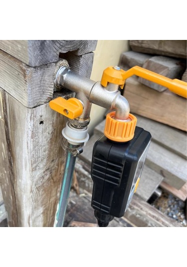 Açık Çift Su Musluk Musluk Dış Bahçe Hortumu Musluk Adaptörü 1/2 1