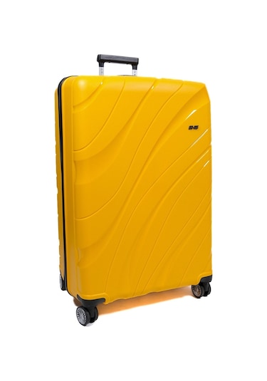 Ehs Unisex Sarı 3'lü Set Valiz Sarı