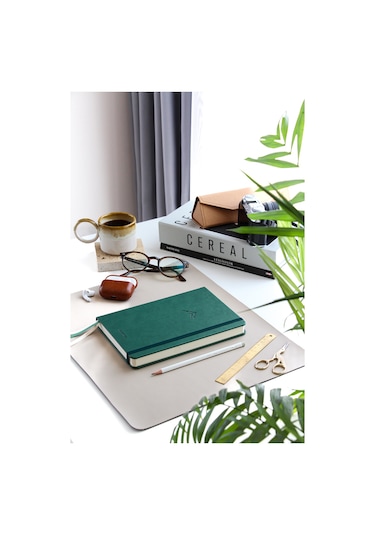 A5 Bullet Journal Noktalı Defter 140 Gr. 80 Yaprak Forest Koyu Yeşil