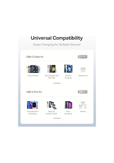 Baseus Free2pull 30w 10.000mah Gri Taşınabilir Şarj Cihazı Rrc9bsu0037 Renkli