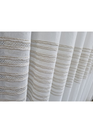 Livoras Home Dantel Julia Tül Perde beyaz