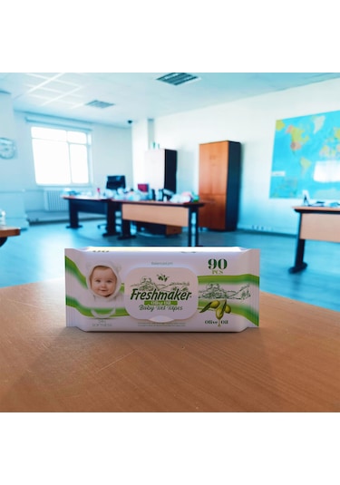 Freshmaker Islak Havlu Zeytinyağlı Sensitive Kapaklı 1080 Yaprak 12'li Set