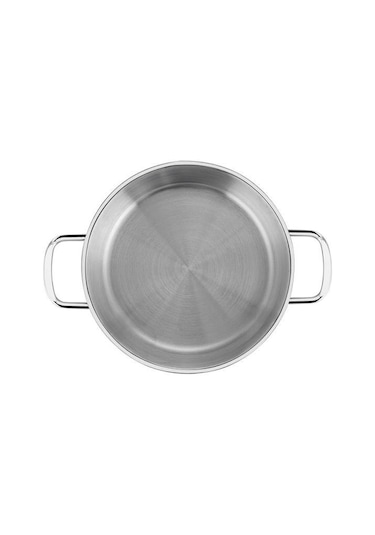 Nehir Silver Çelik 20 Cm Kapaksız Omlet Sahan Gri