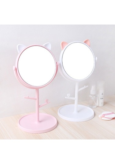 Didadodo Döner Hd Makyaj Aynası - Taşınabilir, Hafif Ve Şık Pembe Masa Aynası Döner Kullanımlı Diğer