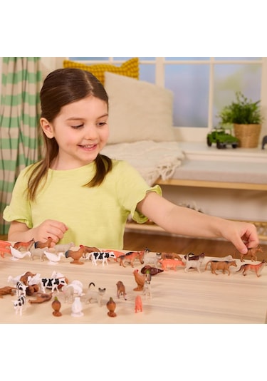 Terra 60 Parça Tüp İçinde Küçük Oyun Seti - Çiftlik