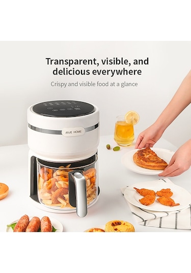 Five Home KZ126D Borosilikat Cam 3 L Fritöz