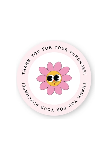 Sticker 2 - Thank You 4x4 Cm - 66 Adet