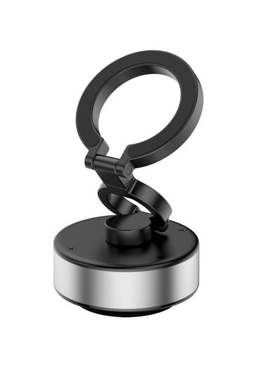 Joyhub Magsafe Manyetik Katlanır Araba Cep Telefonu Tutucusu 360 Rotasyon Araba Merkezi Konsol Teleskopik Navigasyon Braketi Gümüş Yok Havalandırma