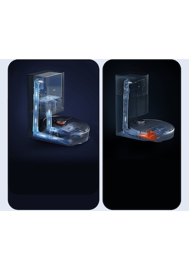 Xiaomi Mi Vacuum Mop 2 Ultra Çöp Boşaltma İstasyonu Robot Süpürge Siyah