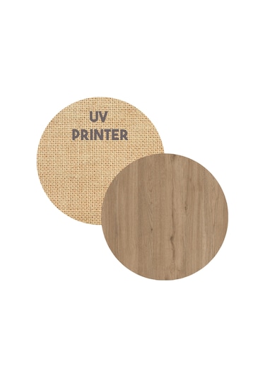 Robin Home Lidya Genç Odası Takımı 7'li Set Sepet-uv Baskı Jüt Kahverengi