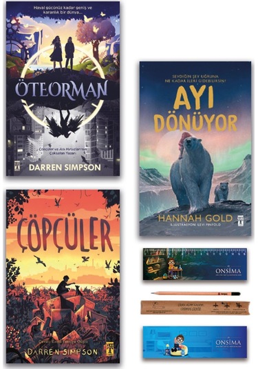 Genç Timaş Ayı Dönüyor - Çöpçüler - Öteorman Set 3 Kitap