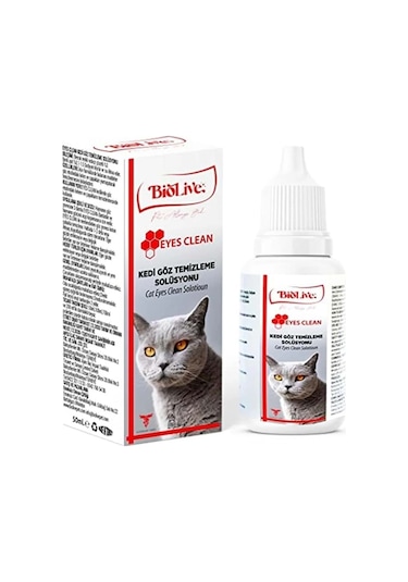 Biolive Eyes Clean Kedi Göz Temizleme Solisyonu 50ml